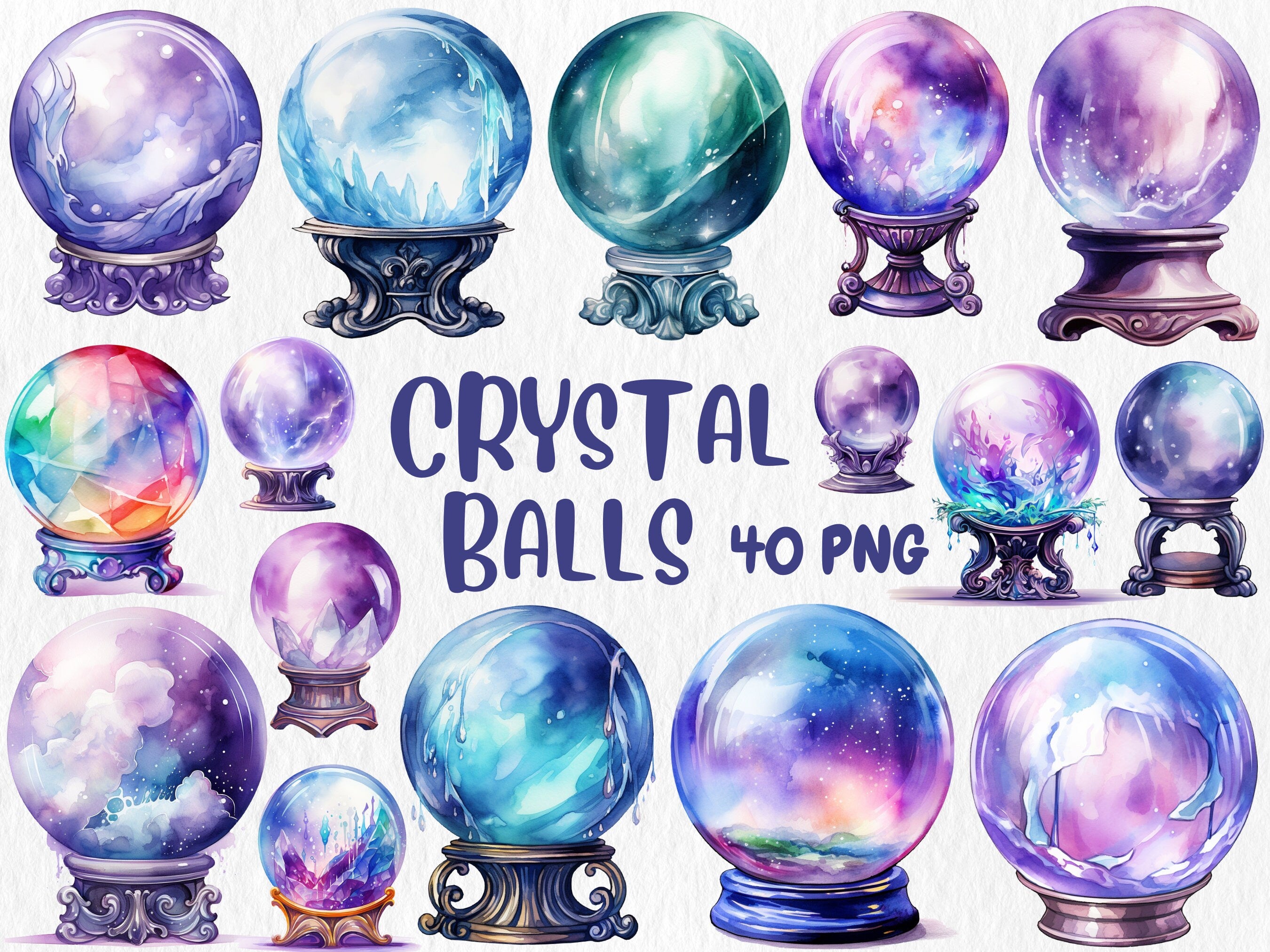 Watercolor Magic Mega Clipart Bundle | Mystical Forests, Fantasy Portals, Wizards, Witches, Potion | Instant Download for Commercial Use