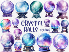 Watercolor Magic Mega Clipart Bundle | Mystical Forests, Fantasy Portals, Wizards, Witches, Potion | Instant Download for Commercial Use