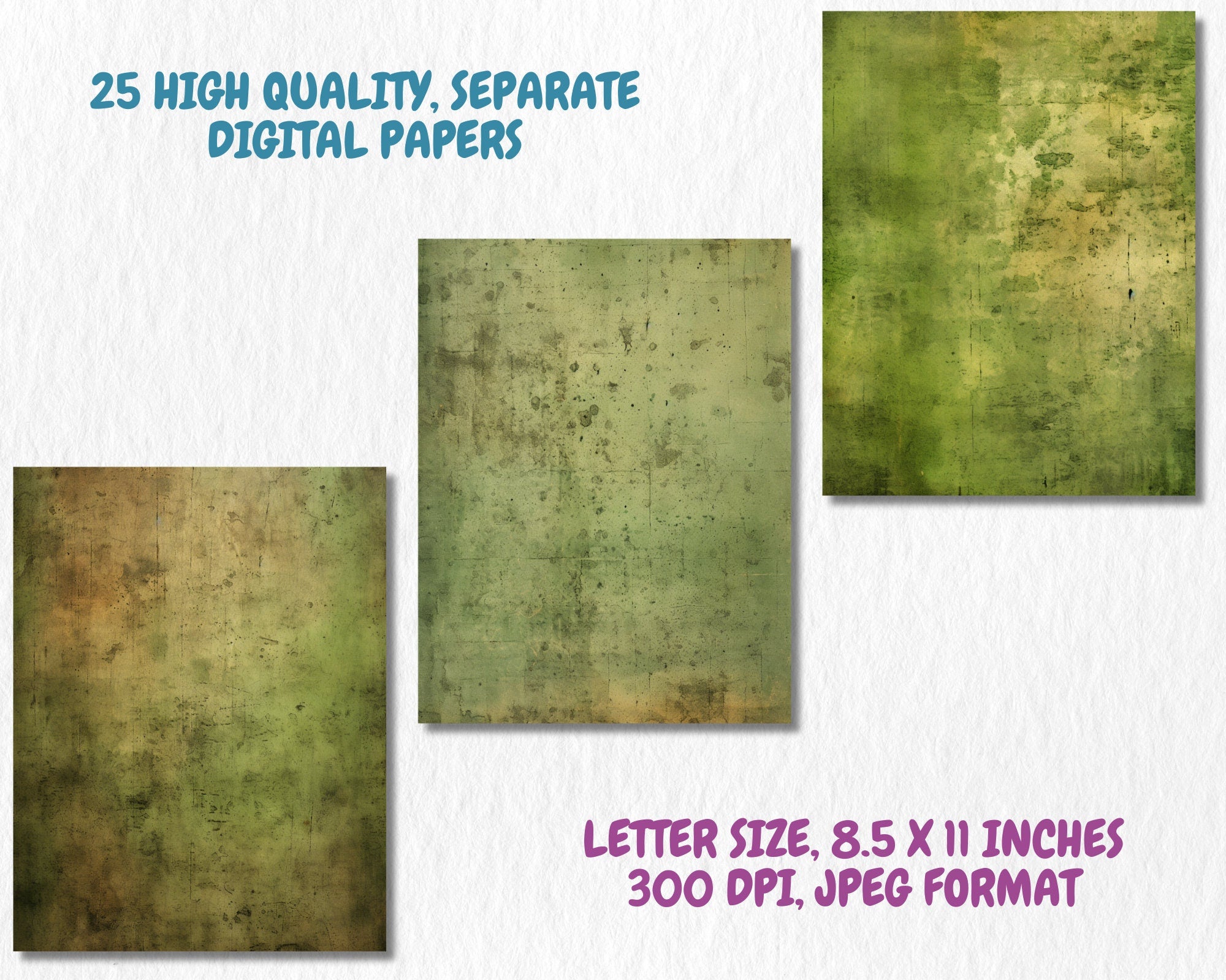 Greenprint Texture Digital Paper | Green Paper Background, Architectural Paper Backdrops, Printable, Download for Journals & Scrapbooking
