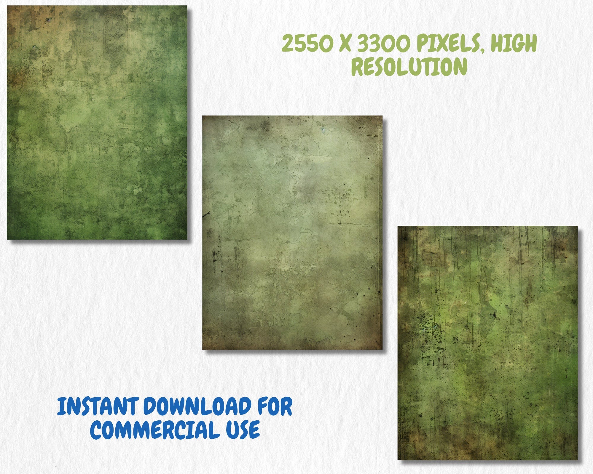 Greenprint Texture Digital Paper | Green Paper Background, Architectural Paper Backdrops, Printable, Download for Journals & Scrapbooking